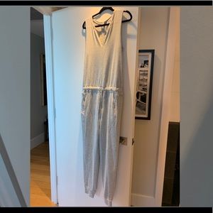 Sleeveless Jumpsuit in Linen Melange